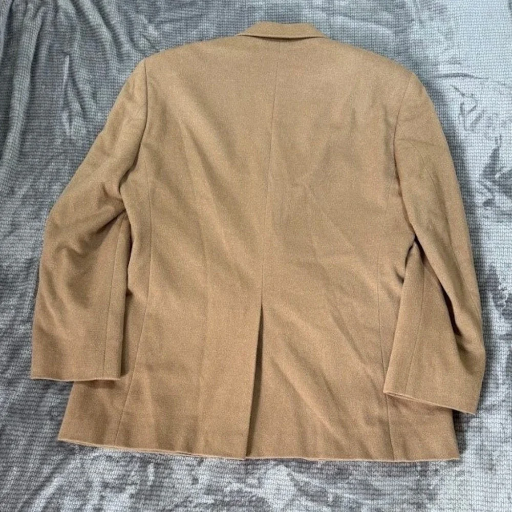 Lauren Ralph Lauren Cashmere Blazer 42R Mens Two Button Sport Coat‎ Jacket Beige